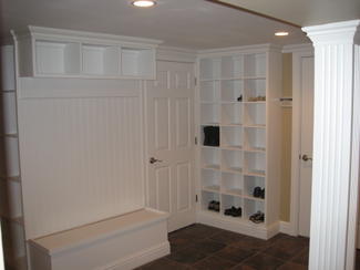 Project 5 - Basement with Mudroom Custom Built-ins - Actual Photo 