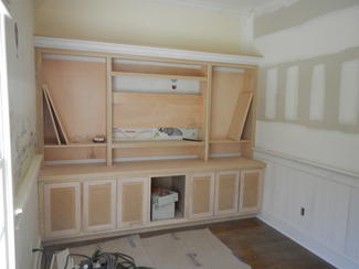SW Built-ins and Wainscoting - Under Construction