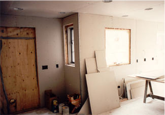 Interior - Prior to Moldings and Cabinetry