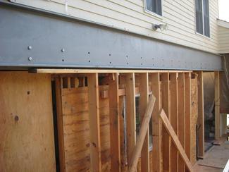 Project C - Addition and new Deck (Detail: Beam installation)
