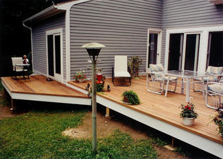 Deck #3 - After - IPE Decking / Brazilian wood 