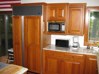 Kitchen N - After (Detail: Paneled Refridgerator)